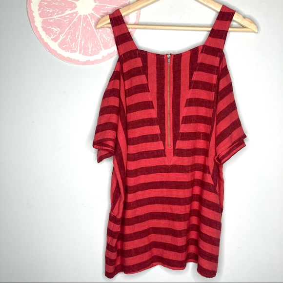 Soft Surroundings Sunset cold shoulder tunic SP - Picture 8 of 9